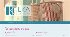 Desktop Screenshot of ilkaskincare.com